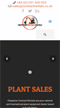 Mobile Screenshot of contractrentals.co.uk